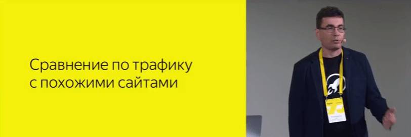 Сравнение по трафику с похожими сайтами