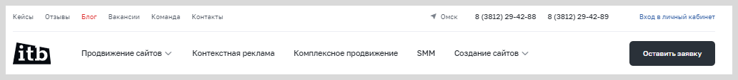 Использование шапки сайта для перелинковки — создание продуманного меню